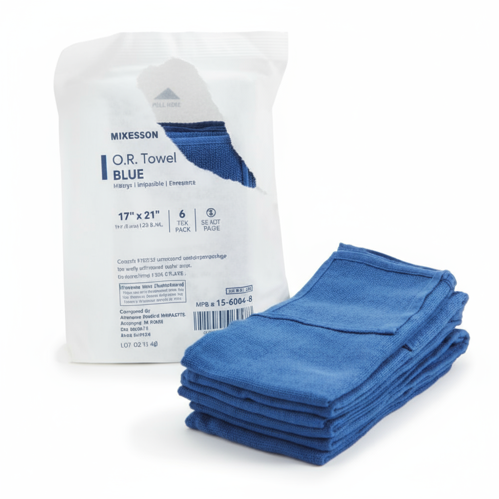 Package opened showing towel