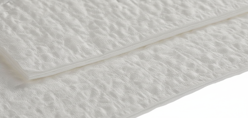Paper towel texture close-up