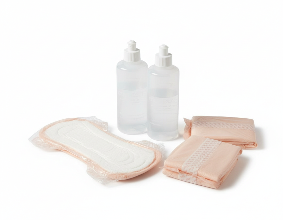 Peri bottle and liners detail