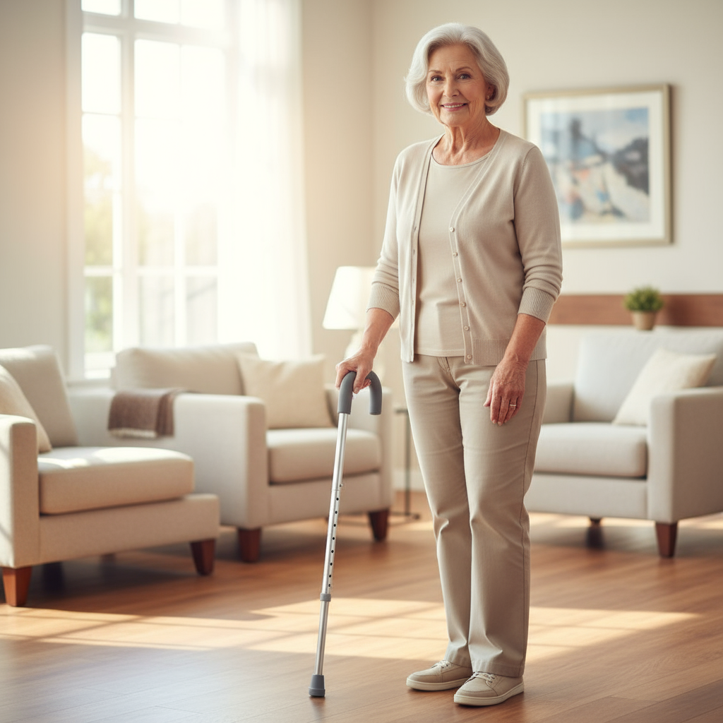 Person Using Cane