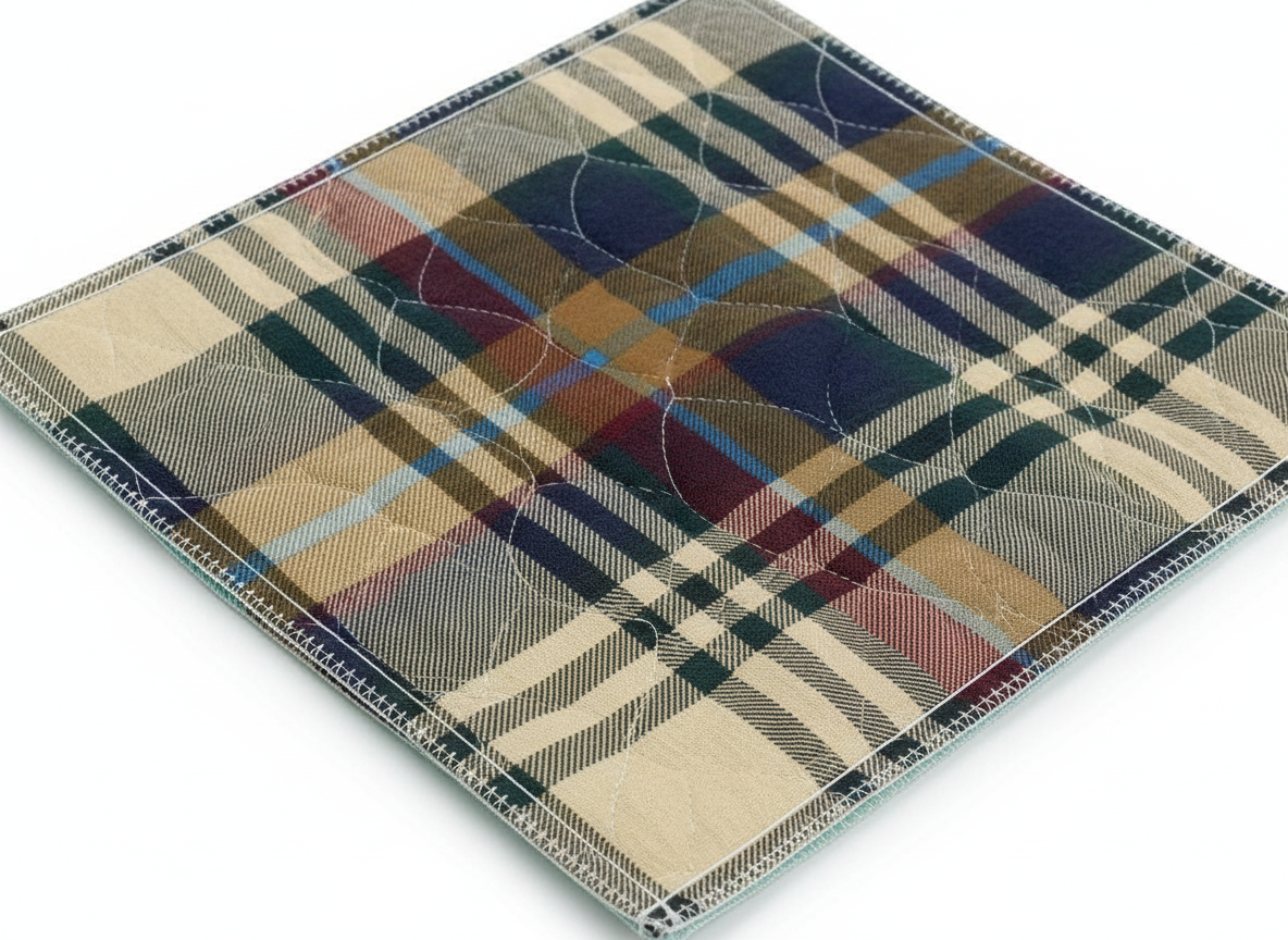 Plaid material detail