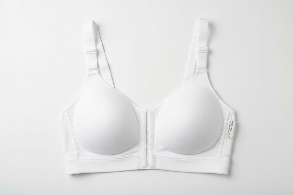 Post-surgical bra front view