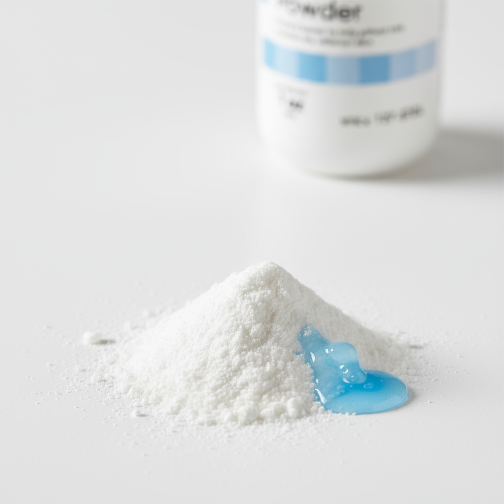 Powder texture detail