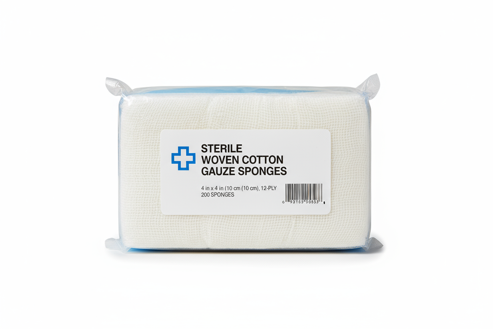 Product packaging front view