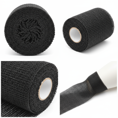 Professional product photography of fiberglass cast tape from multiple angles