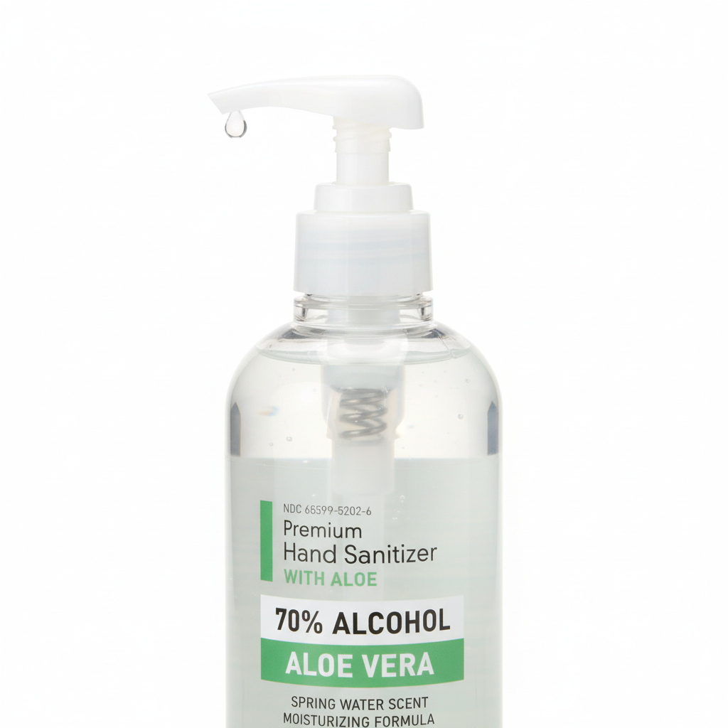 Pump dispenser and label detail