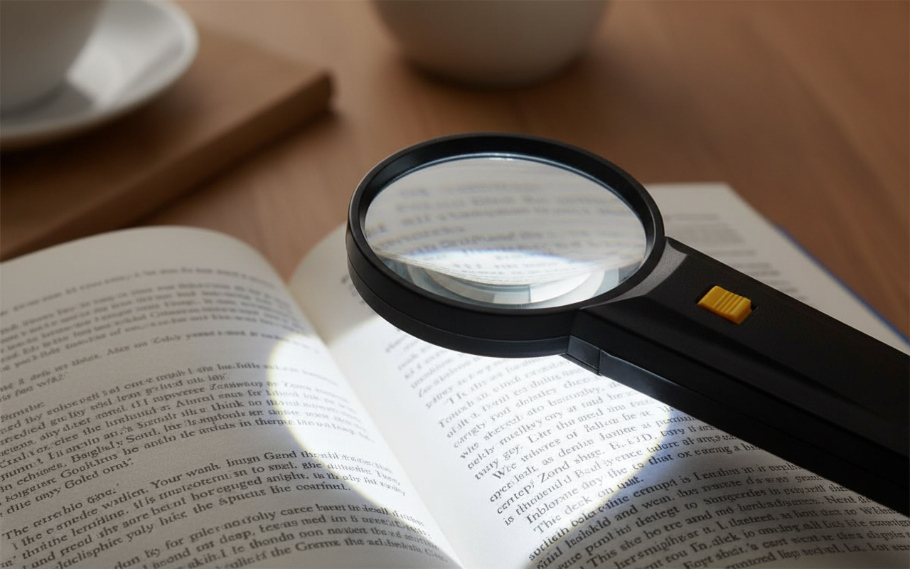 Reading with LED