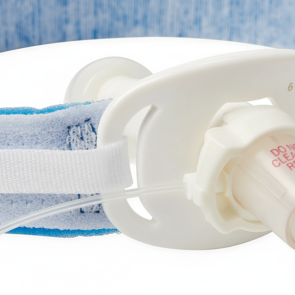 Ribbon between collar and tube