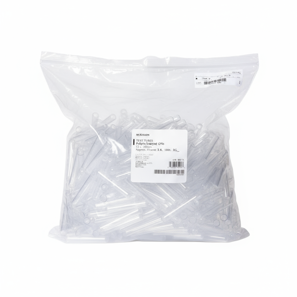 Right side view of McKesson test tubes packaging