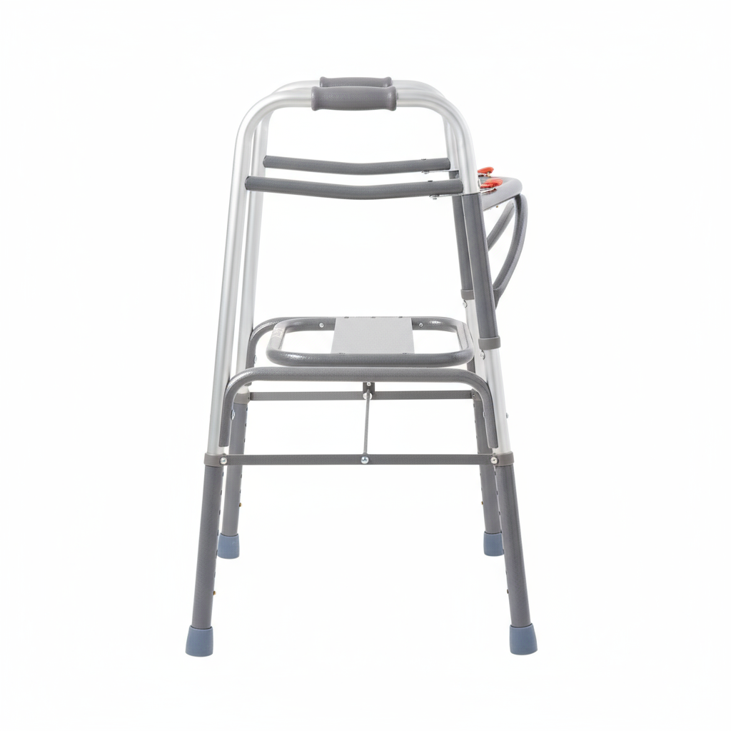 Right side view showing steel frame structure