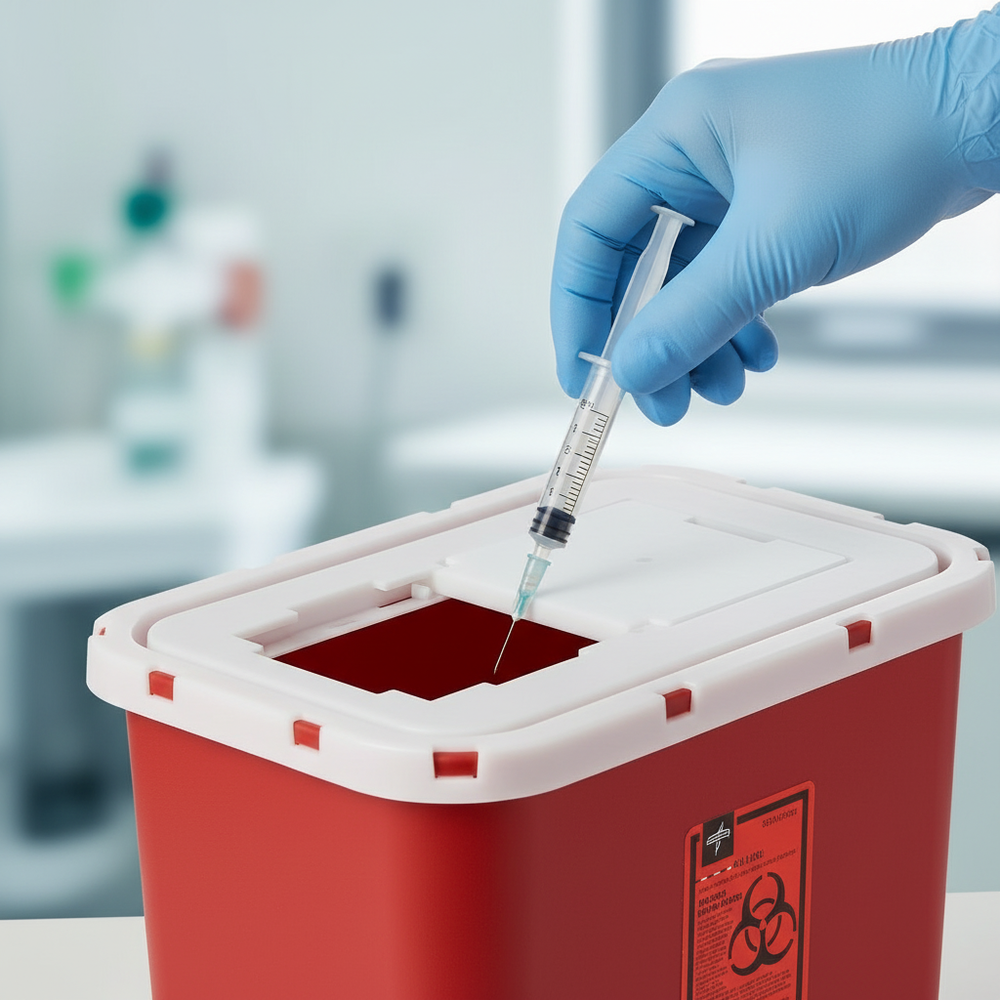 Safe disposal demonstration