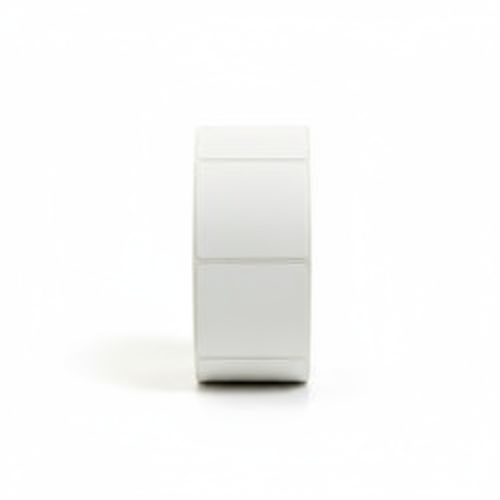 Side angle of label roll