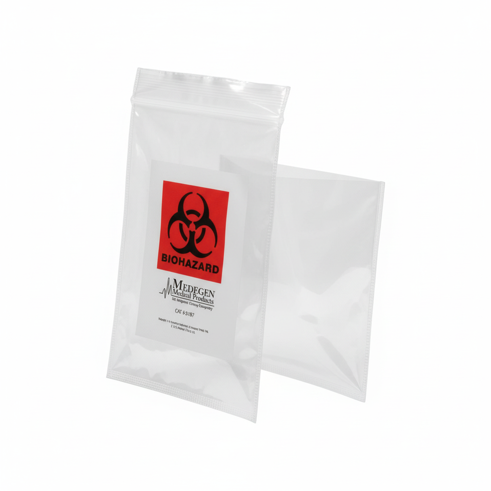 Side angle showing document pouch