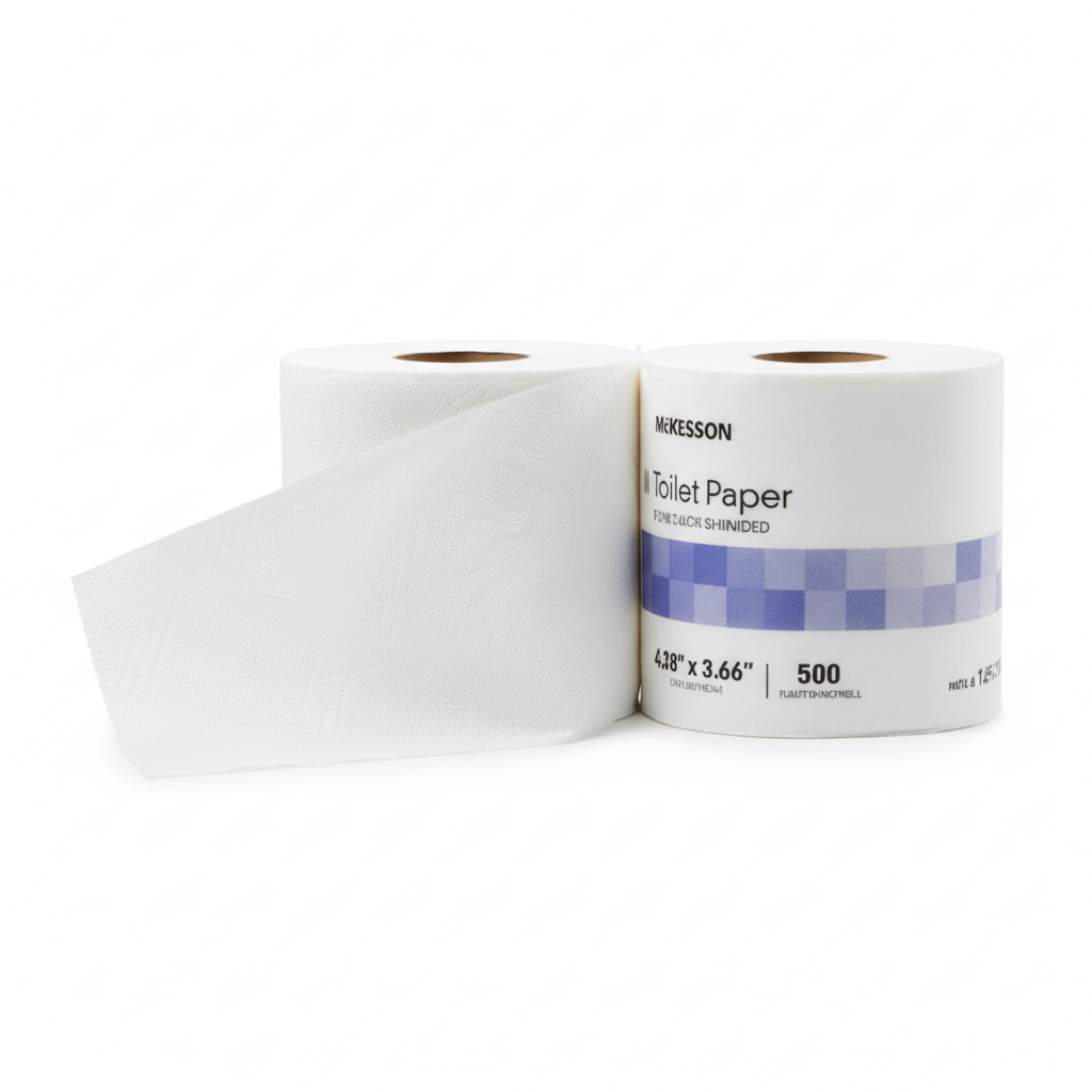 Side angle showing roll height and layers