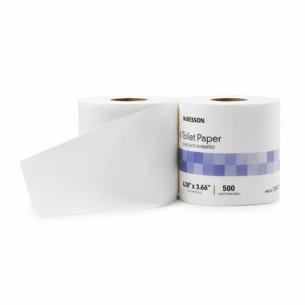 Side angle showing roll height and layers