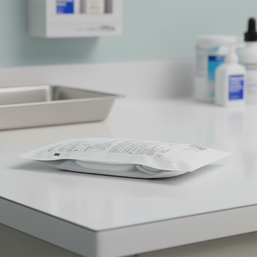 Side angle view showing kit dimensions