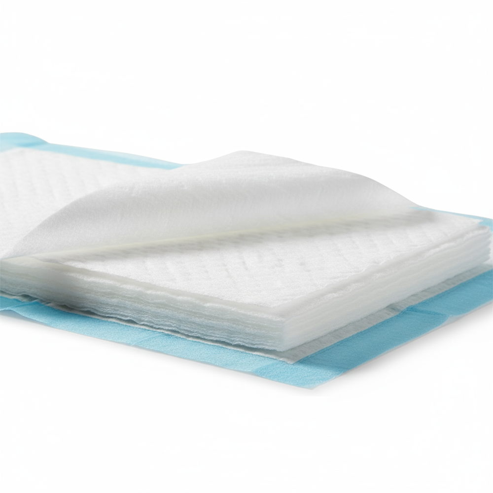 Side edge showing layers