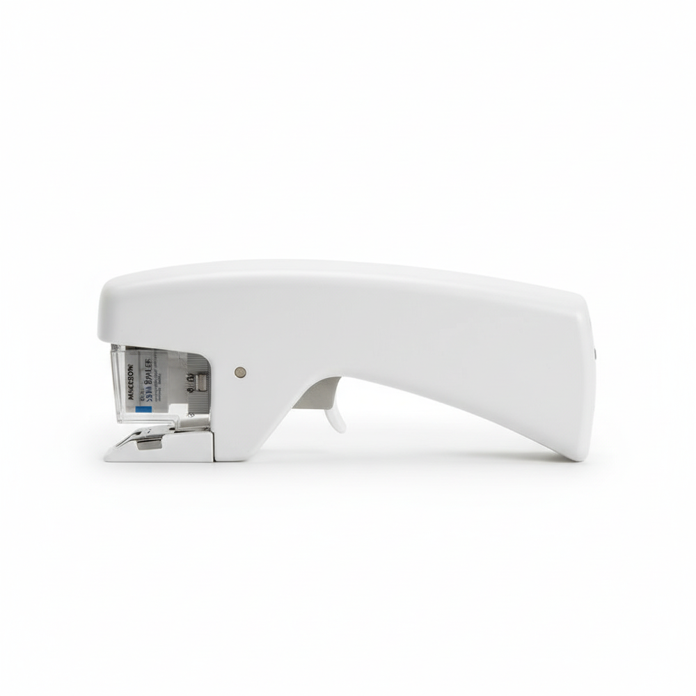 Side profile of surgical skin stapler