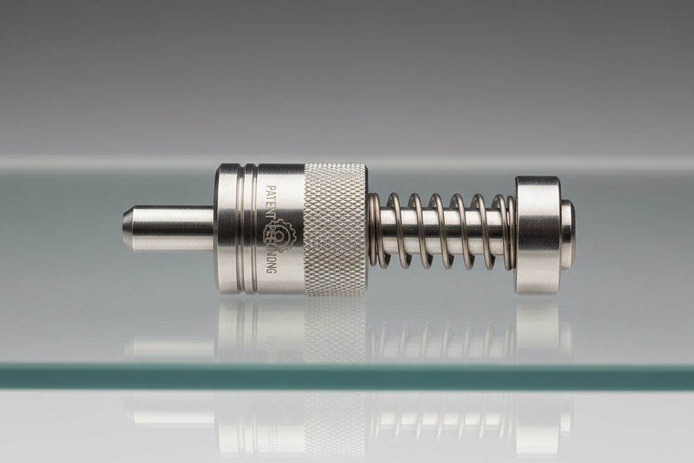 Side view of arm lock pin