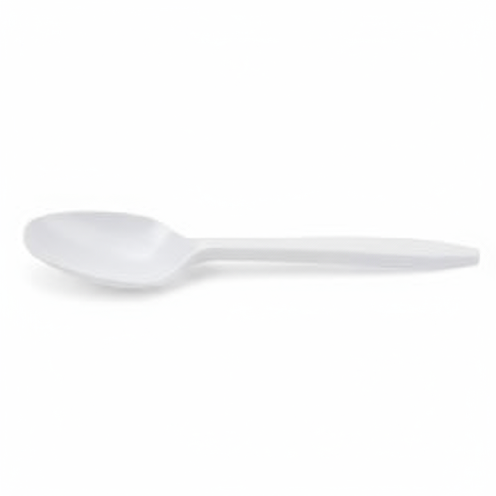 Side view of spoon