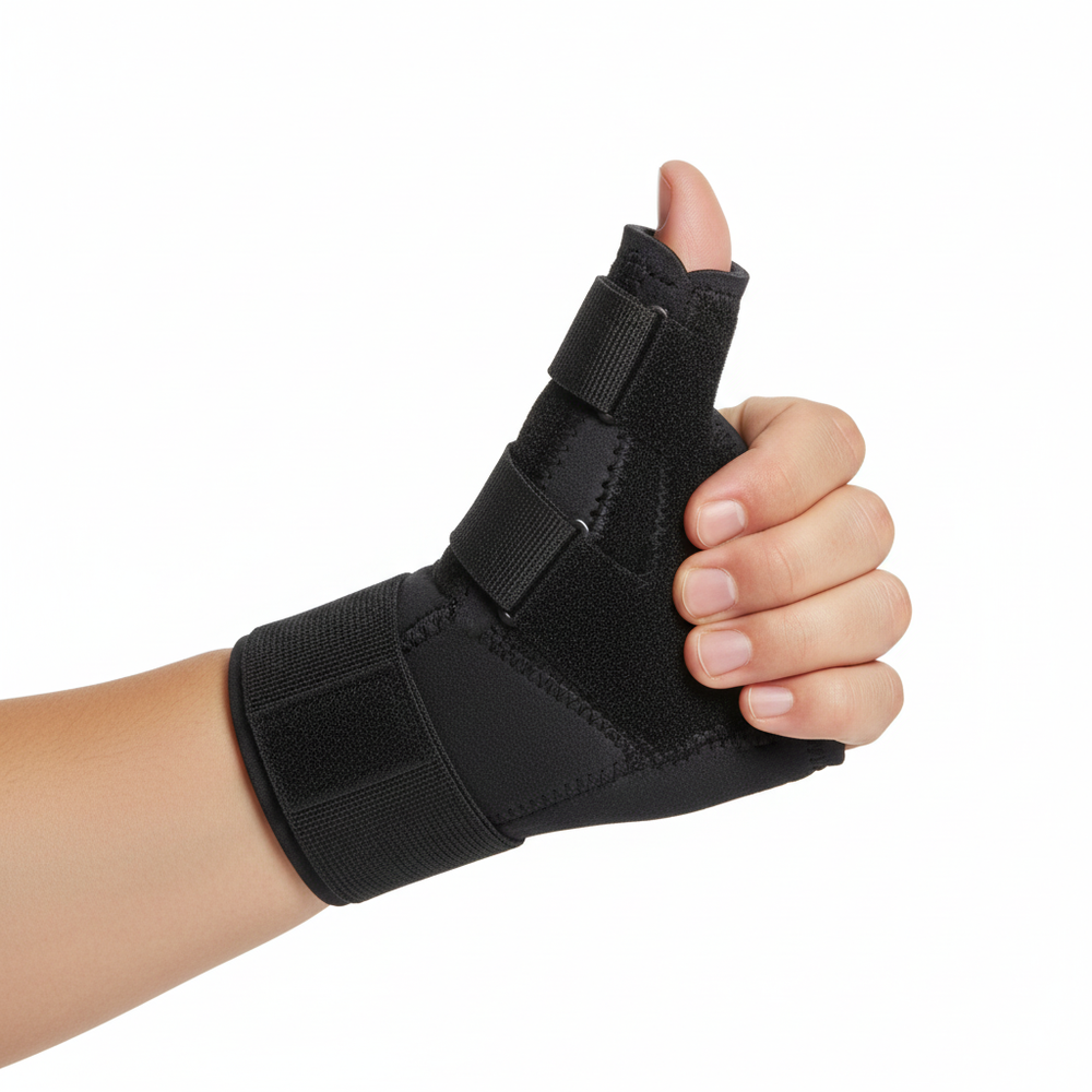 Side view showing proper fit