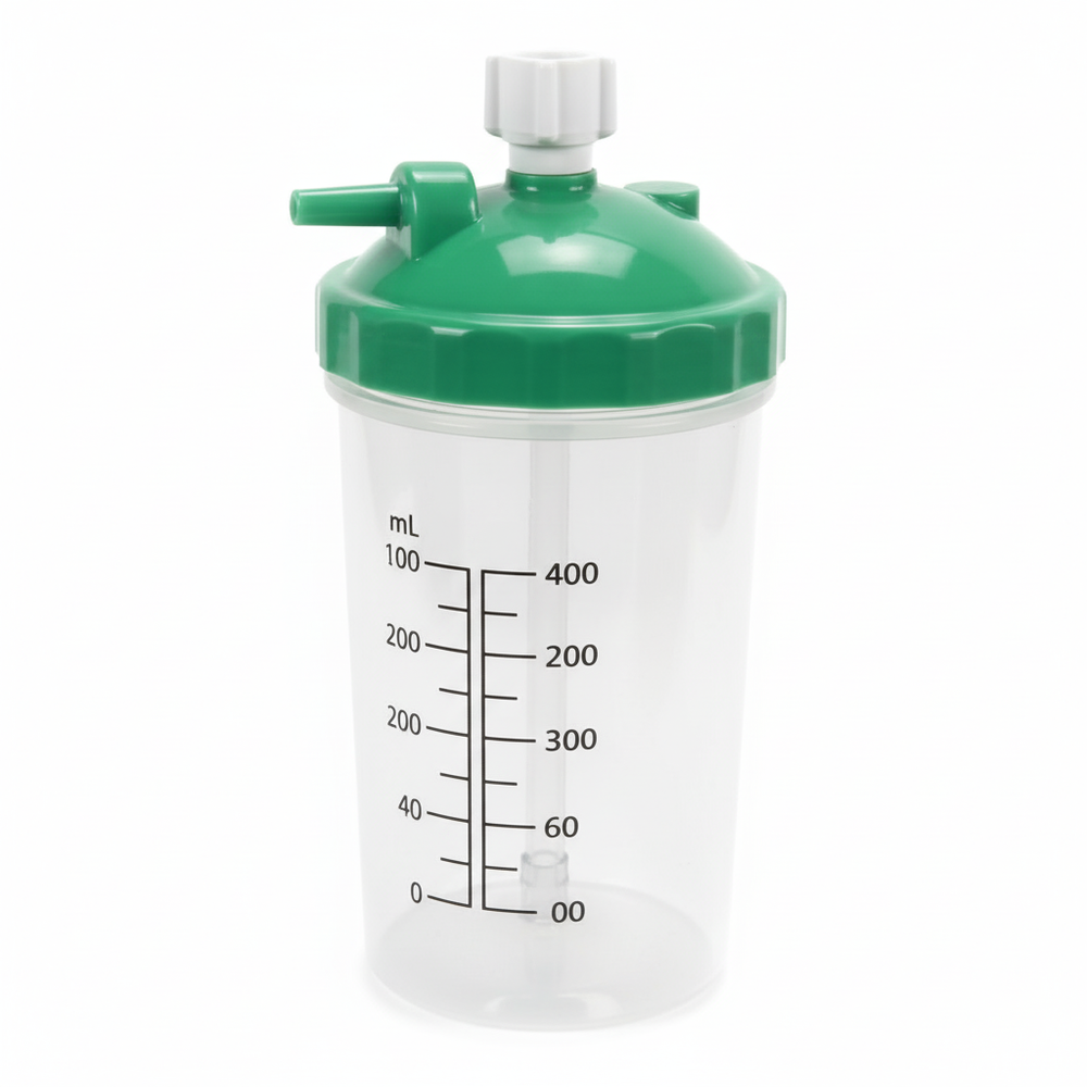 Side view with capacity markings