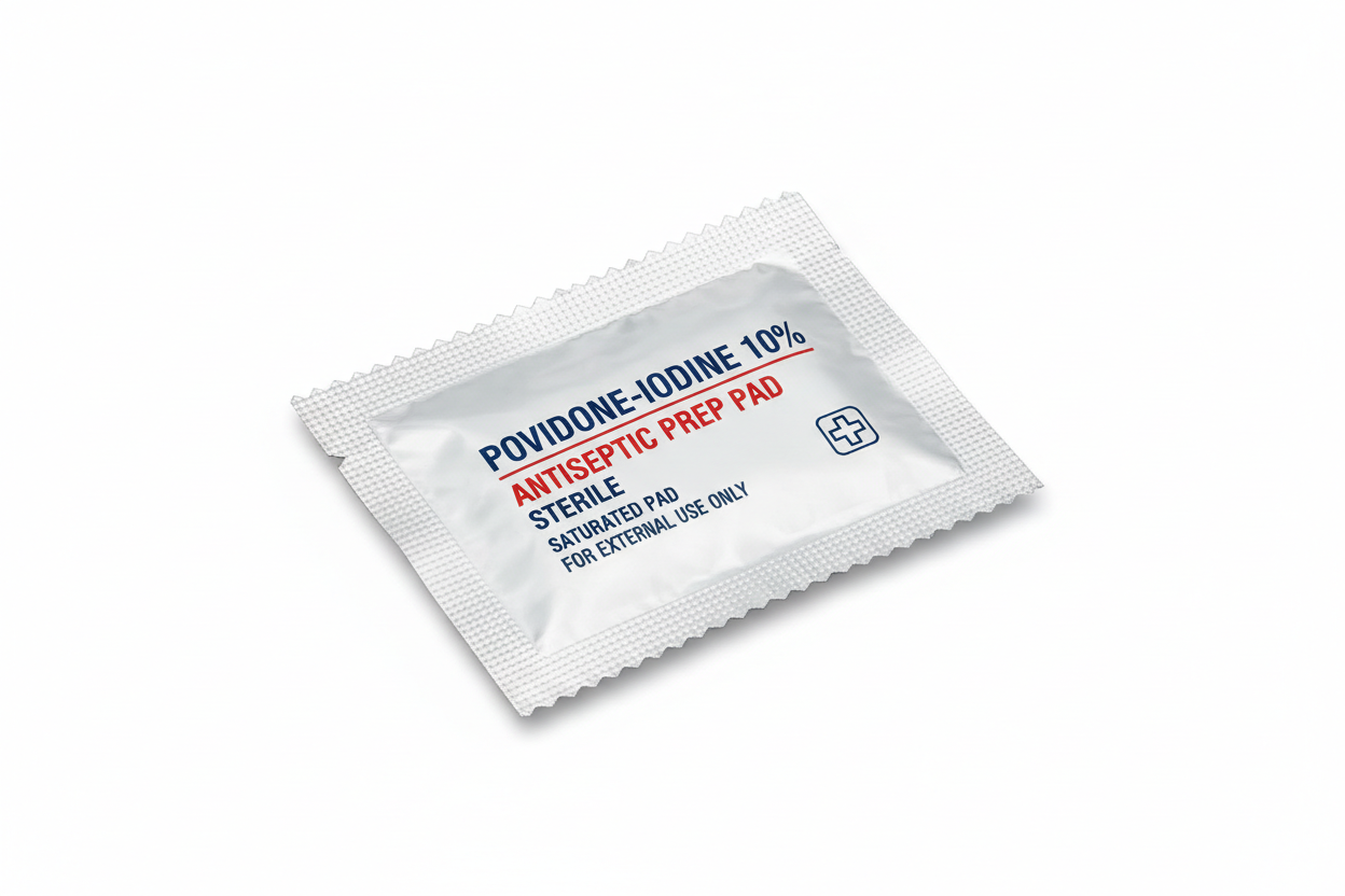 Single prep pad packet