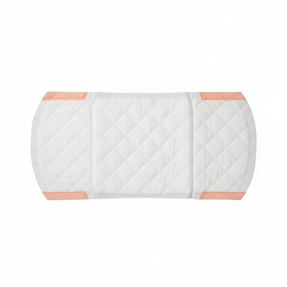 Soft white topsheet and full pad dimensions