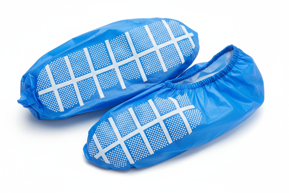 Sole view showing non-skid strips