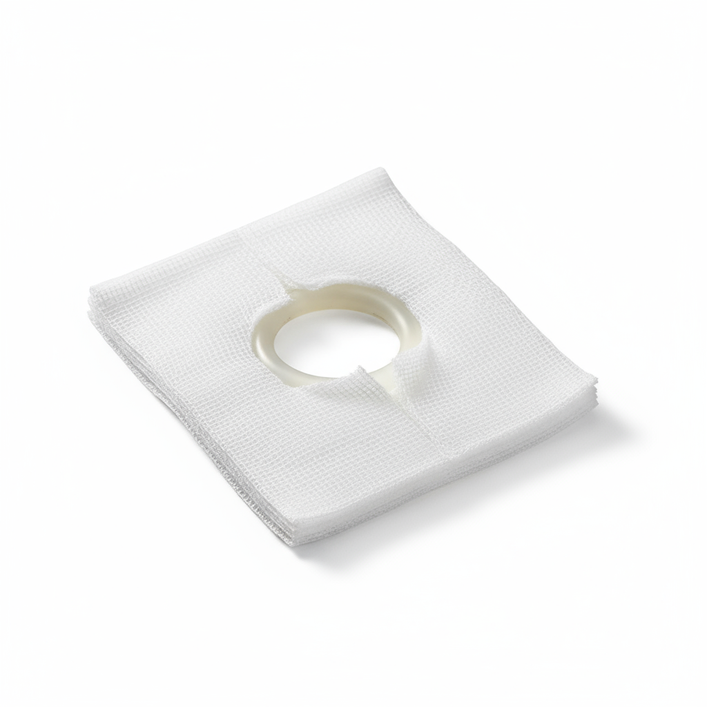 Split opening in use