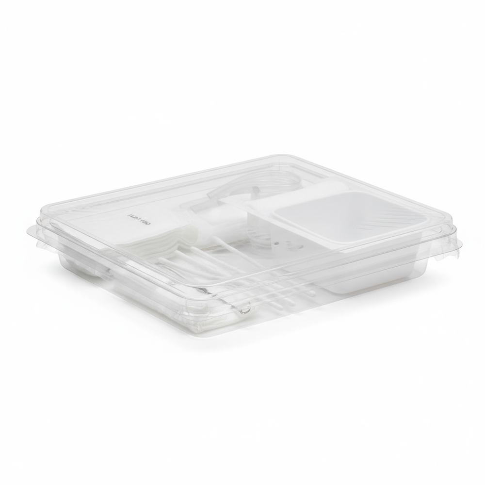 Sterile packaging side view