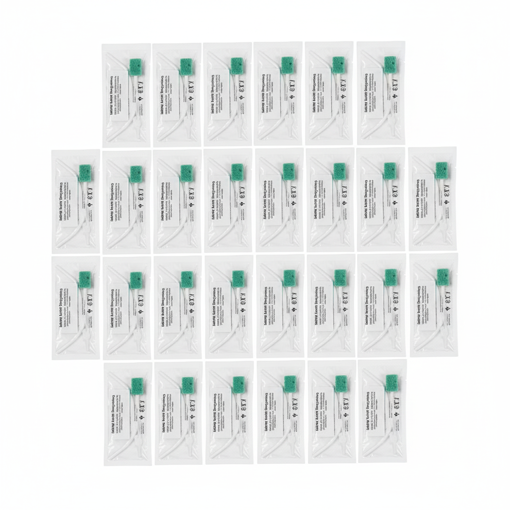 Sterile wrapped swabs case pack