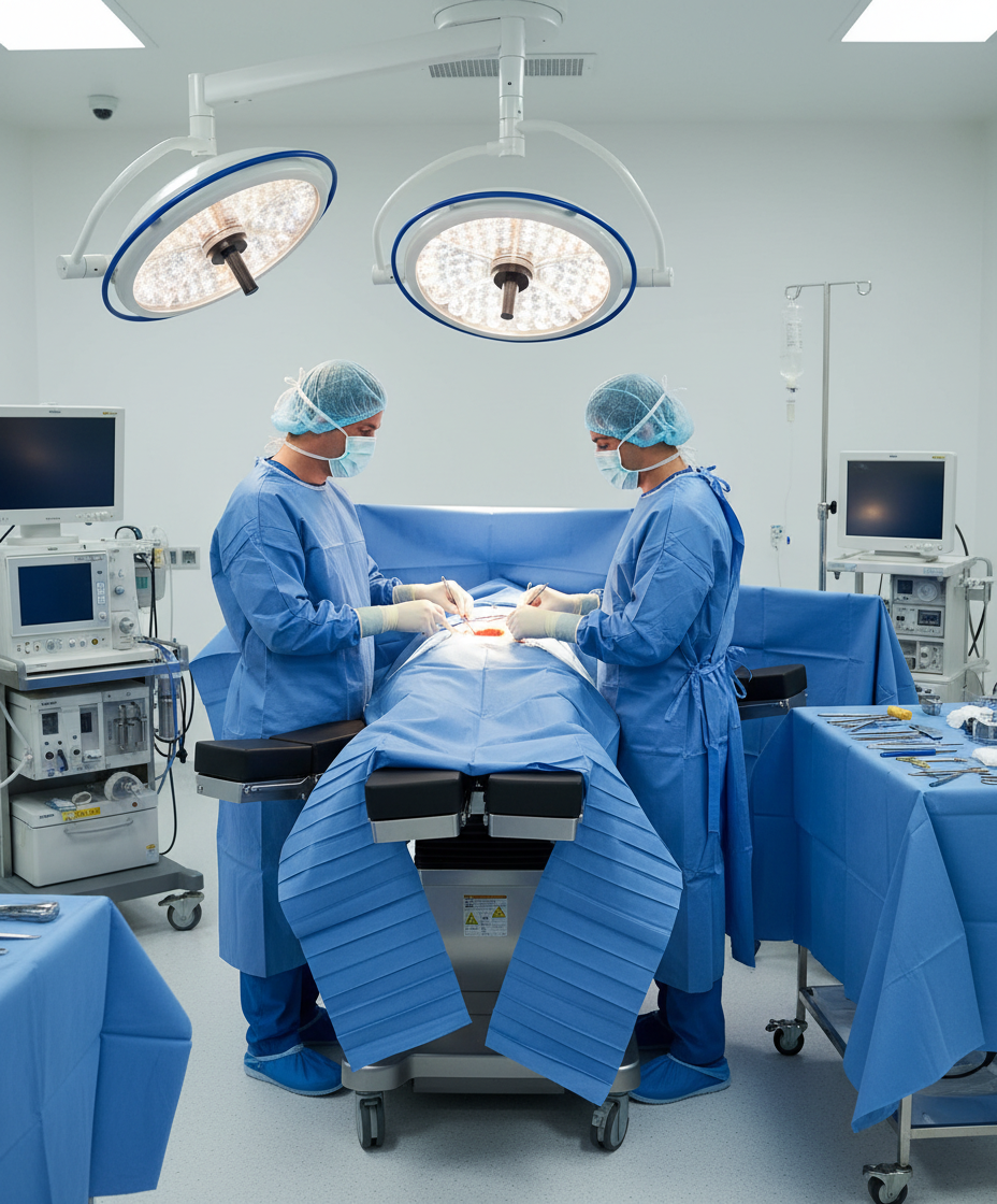 Surgical setup demonstration