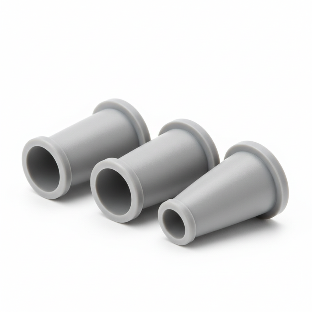 Tapered cone shape and attachment end