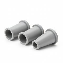 Tapered cone shape and attachment end