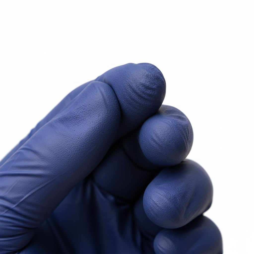 Textured Fingertip Close-up