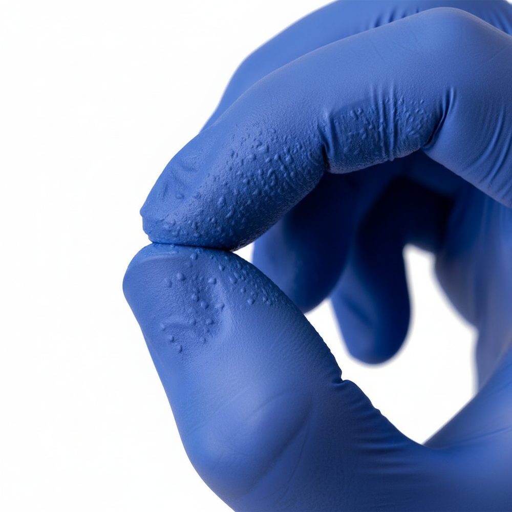 Textured fingertip detail