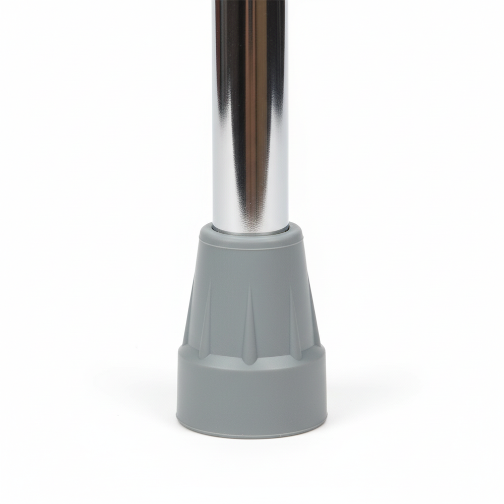 Tip installed on mobility aid tubing