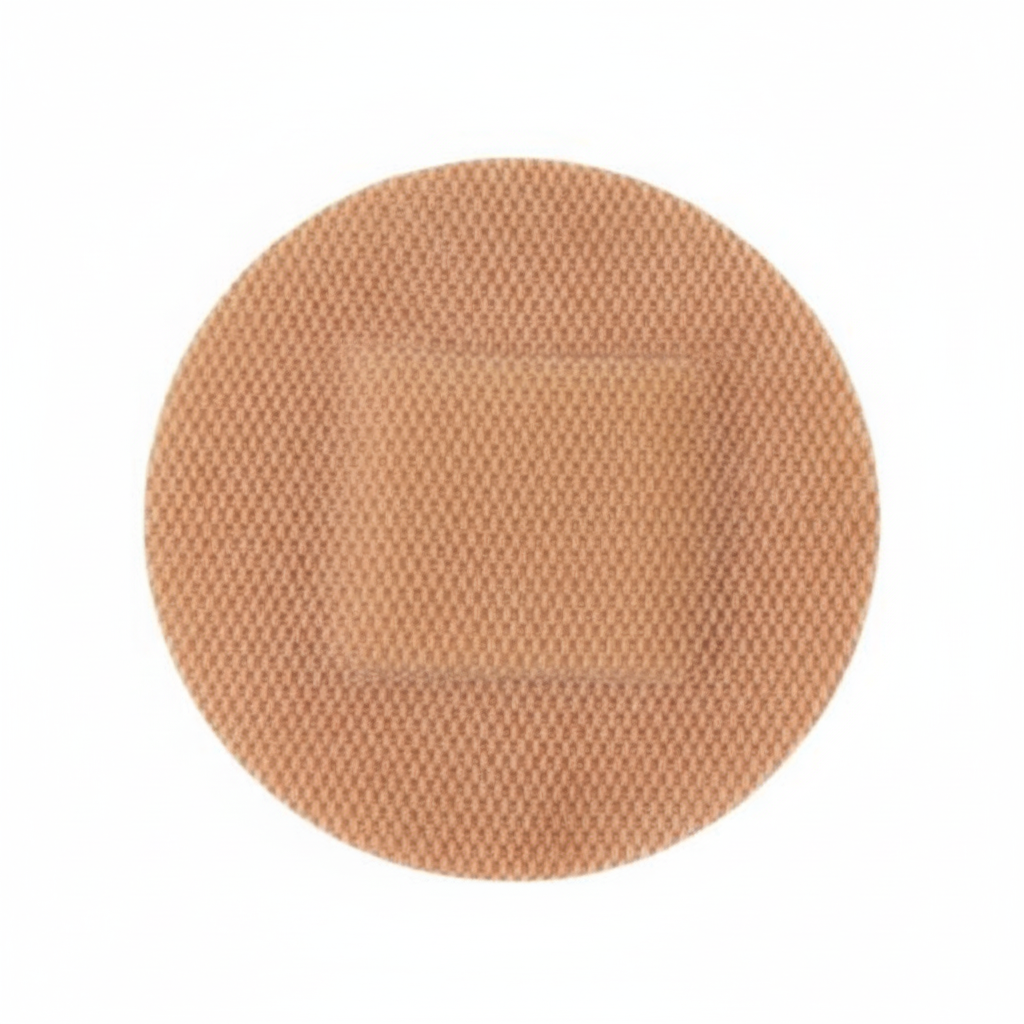 Top-down angle of bandage