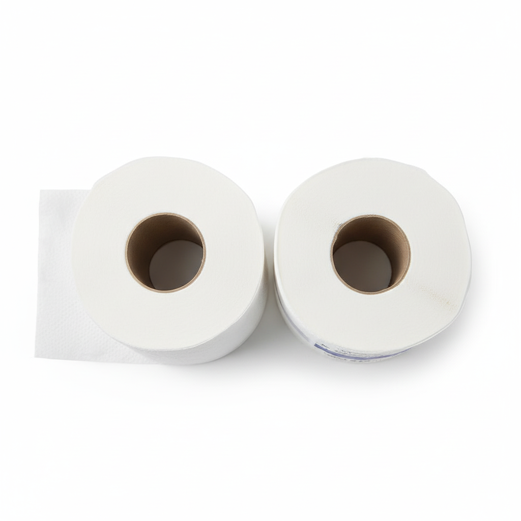 Top-down angle showing roll opening