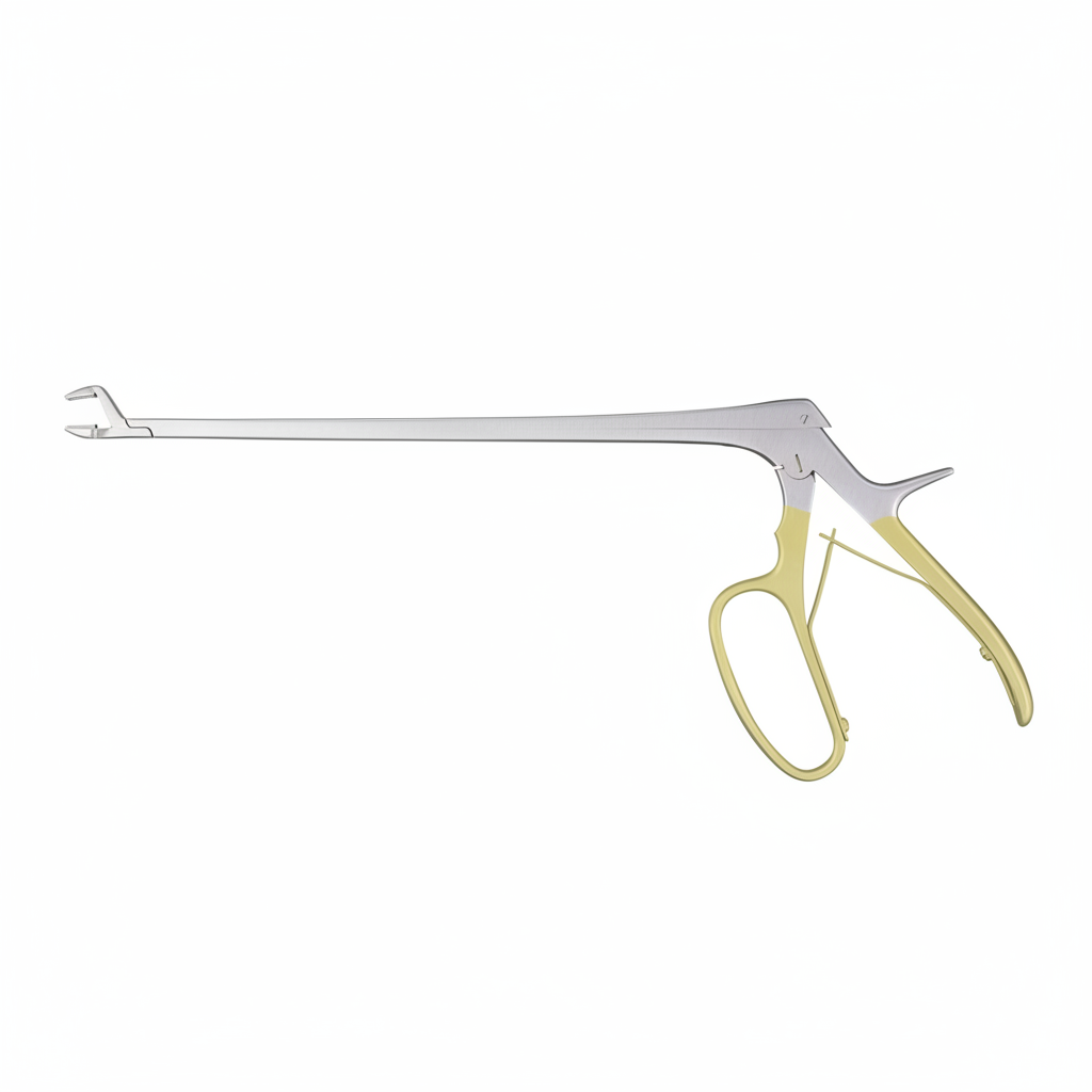 Top-down view of biopsy forceps