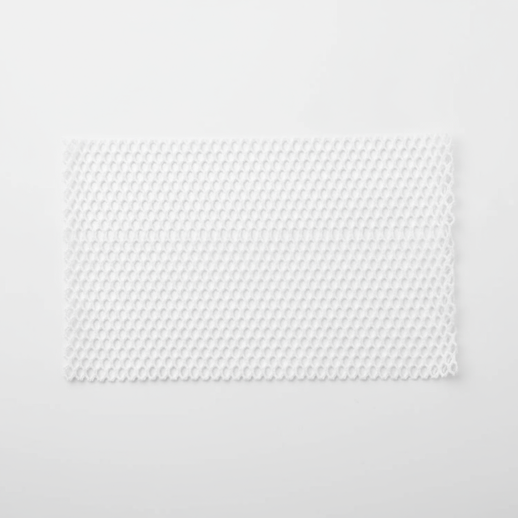 Top-down view of elastic netting