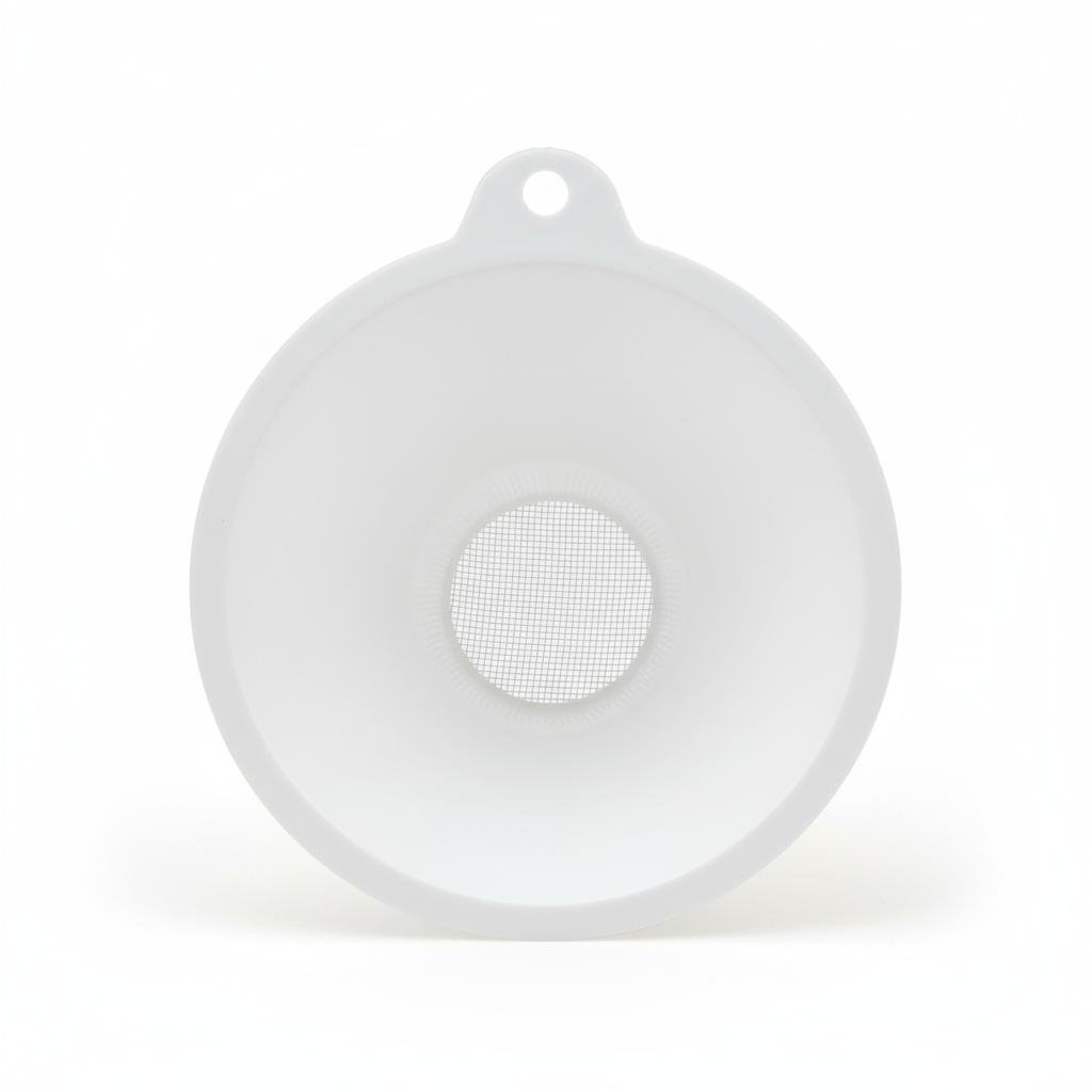 Top-down view of medical calculi strainer