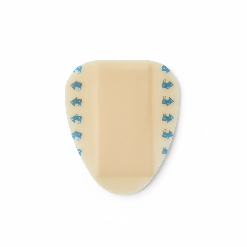 Top-down view of sacral dressing