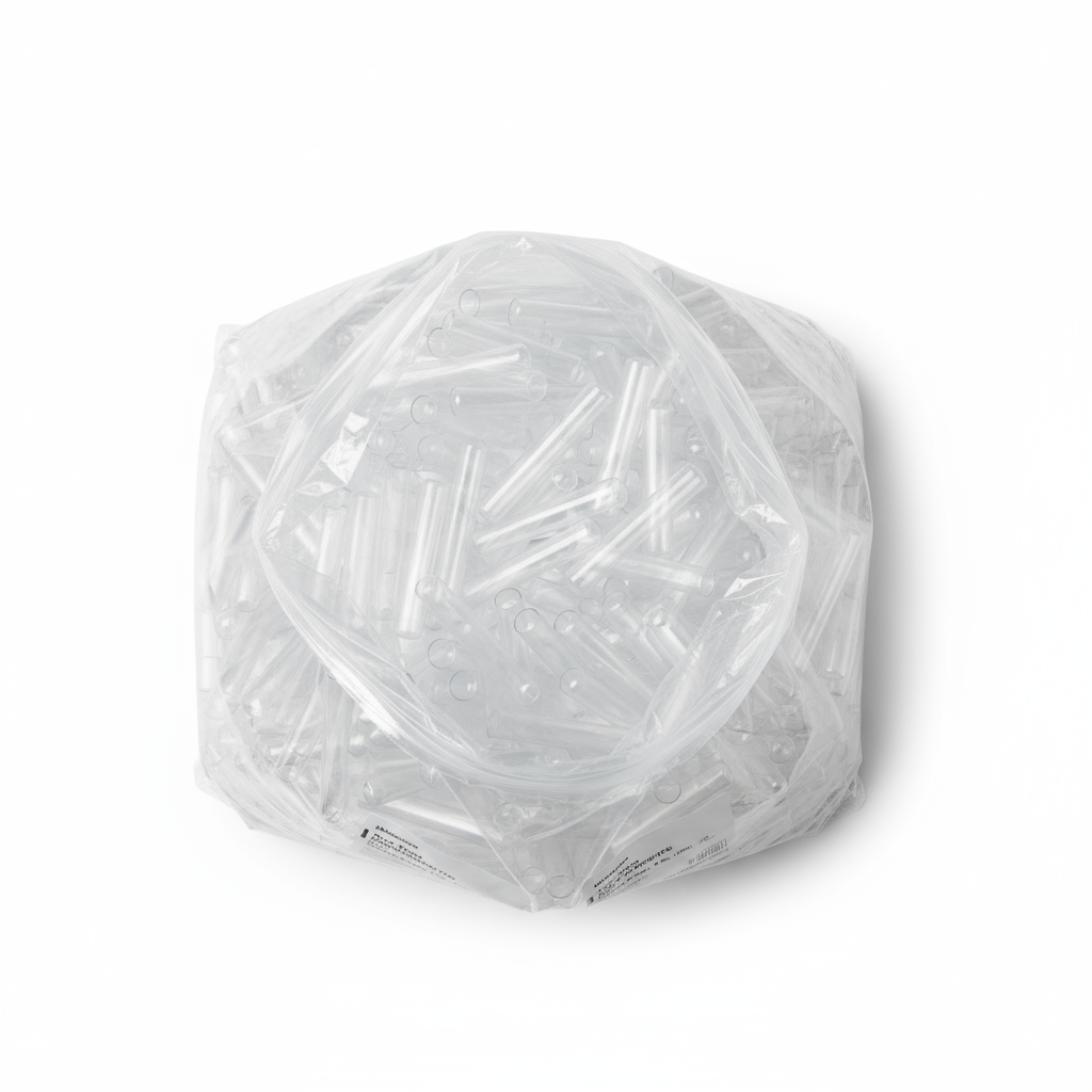 Top view of McKesson test tubes packaging