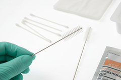 Tracheostomy brush and cotton applicators