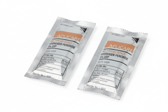 Two 1-oz peroxide foil packs detail