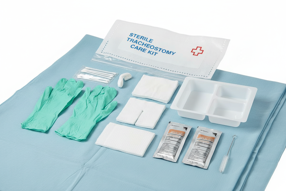 Tyvek lid and sterile wrapper