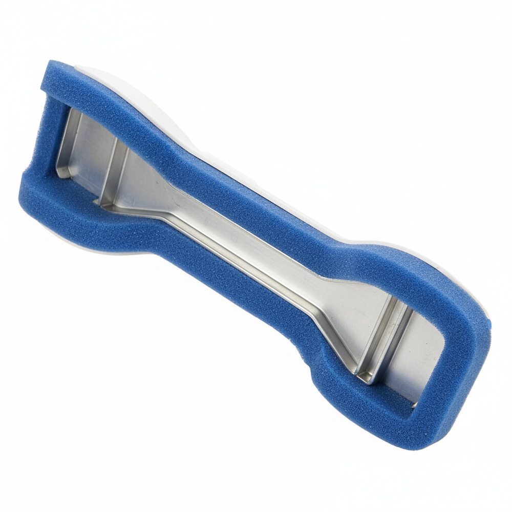 Underside view showing aluminum core