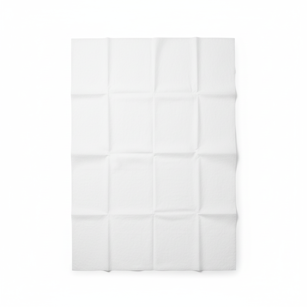 Unfolded drape sheet